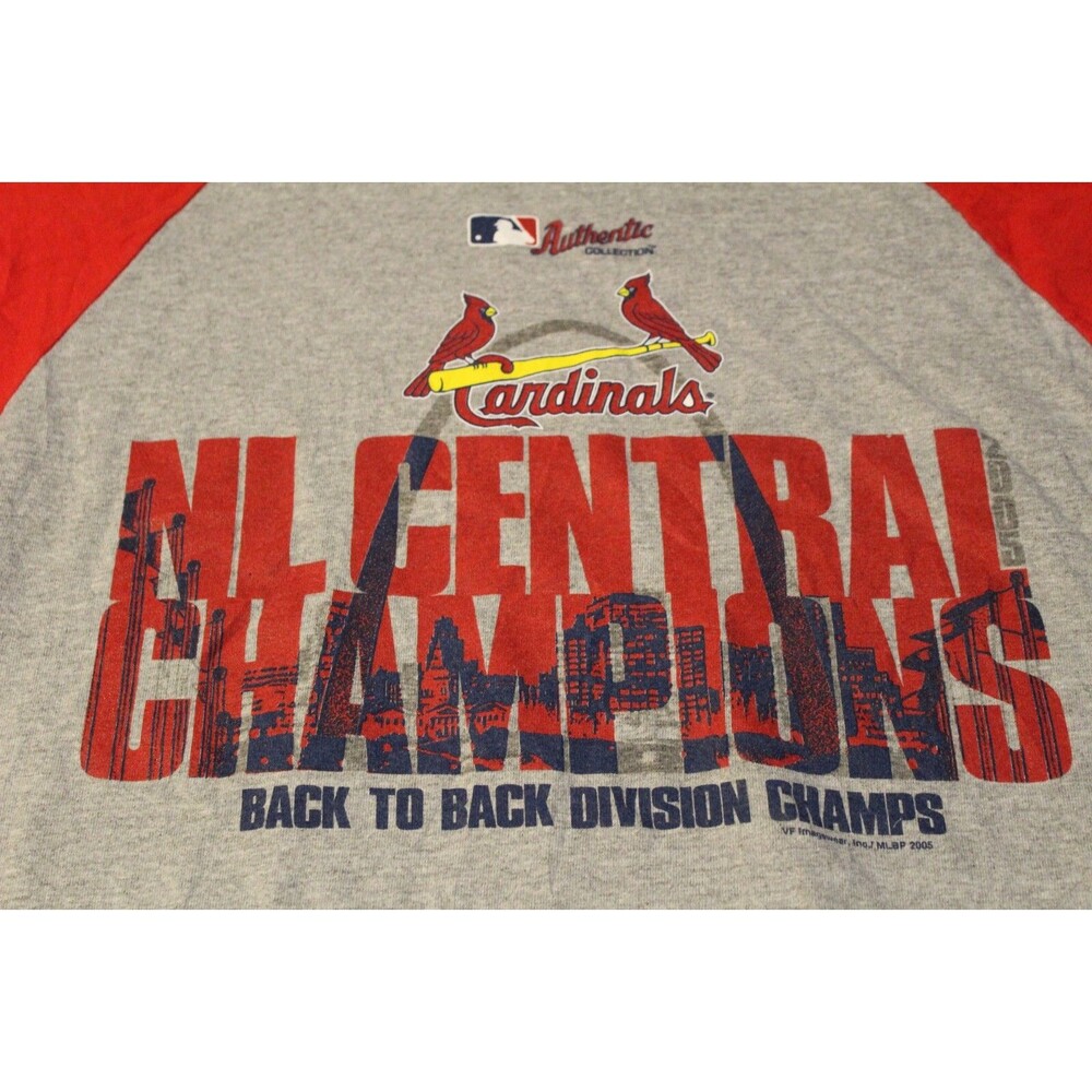 St. Louis Cardinals NL Central Champions Back to Back T-Shirt Size XL Baseball